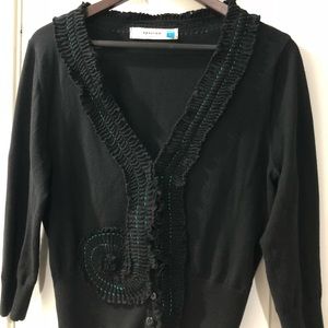 Anthropologie Sparrow whirl and wind cardigan